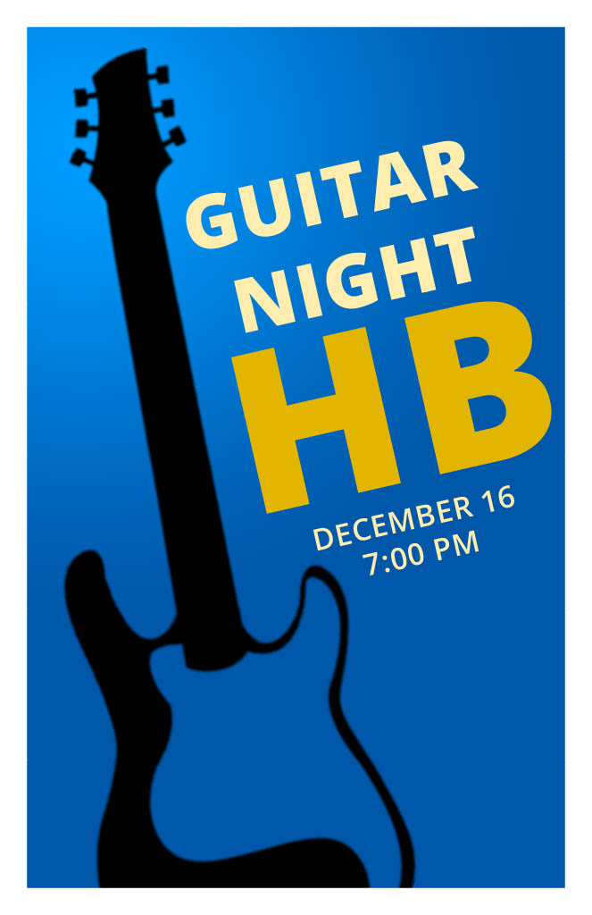 Guitar Night Poster